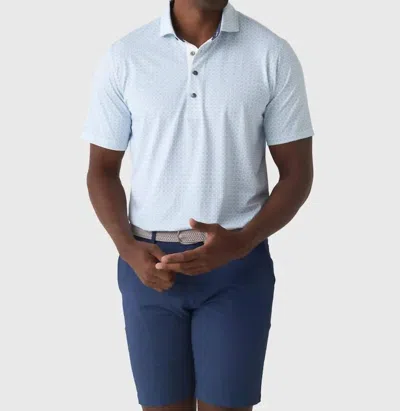 Greyson Clothiers Ghost Thistle Polo In Wolf Blue In Multi