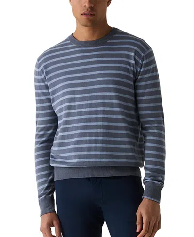 Greyson Clothiers Greyson Clotheirs Saratoga Striped Crew Neck Sweater In Multi