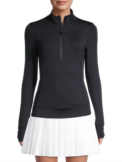 Greyson Clothiers Halley Quarter Zip Pullover In Shepard In Multi