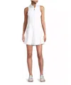 Greyson Clothiers Hera Ii Mock Turtleneck Mini Dress In Arctic In White