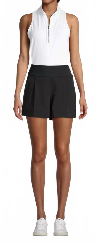 Greyson Clothiers High-waisted Lyra Short In Black In White