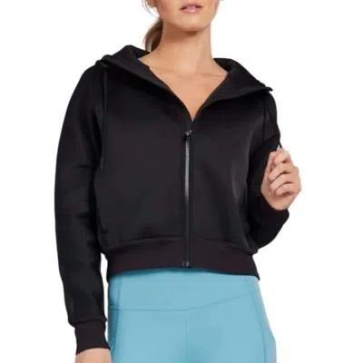 Greyson Clothiers Kristina Full-zip Hoodie In Shepherd In Black