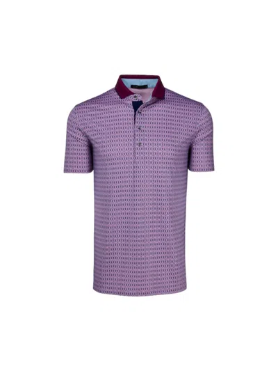 Greyson Clothiers Men's Barren Summit Polo In Wistria In Multi