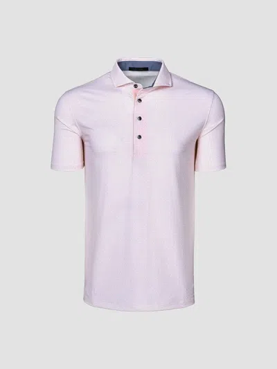 Greyson Clothiers Men's Ghost Thistle Short Sleeve Polo In Pink Sky