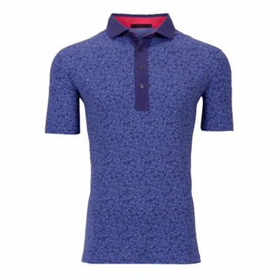 Greyson Clothiers Men's Island Fever Polo Shirt In Floral Blue Purple