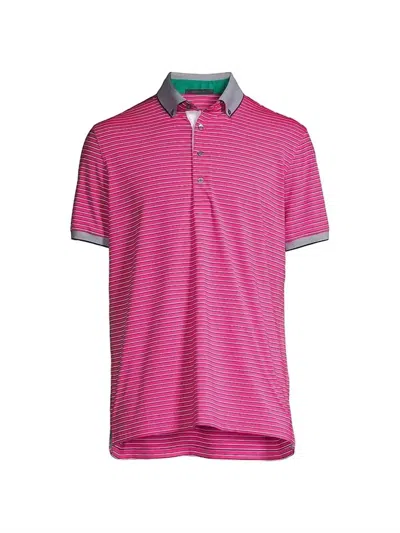 Greyson Clothiers Men's Manistee Polo In Sasanqua In Pink