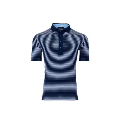 Greyson Clothiers Men's Natchez Polo Shirt In Maltese Blue In Multi