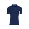 Greyson Clothiers Men's Ponderous Wolf Polo In Blue In Blue