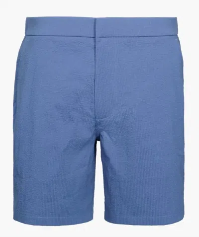 Greyson Clothiers Men's Rhodes Seersucker Shorts In Light Falcon In Multi
