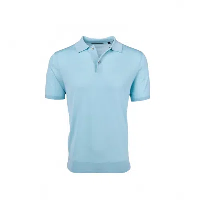 Greyson Clothiers Men's Saratoga Short Sleeve Sweater Polo In Topaz In Multi