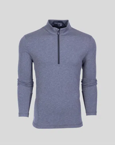Greyson Clothiers Men's Sequoia Quarter Zip Shirt In Gray In Animal Print
