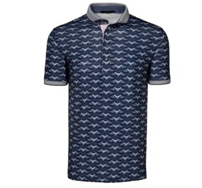 Greyson Clothiers Men's Stilt Polo In Maltese Blue In Multi