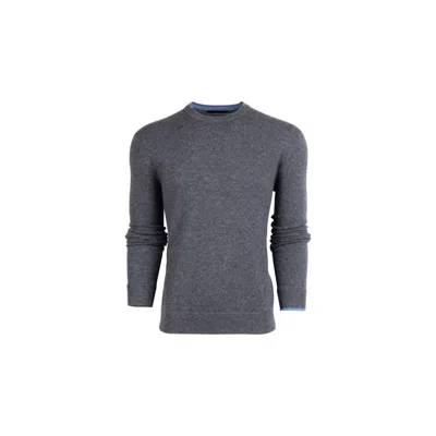 Greyson Clothiers Men's Tomahawk Cashmere Crewneck Sweater In Smoke Heather In Gray