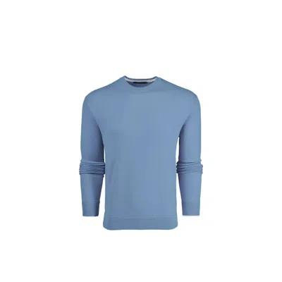 Greyson Clothiers Men's Tomahawk Crewneck Sweater In Wolf Blue In Multi