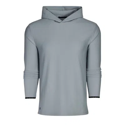 Greyson Clothiers Men's Traverse Waffle Hoodie In Pacific Fog In Multi