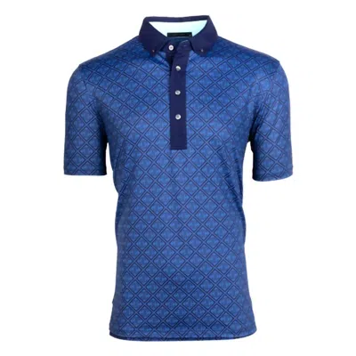 Greyson Clothiers Men's West Flag Polo In Mongoose In Multi
