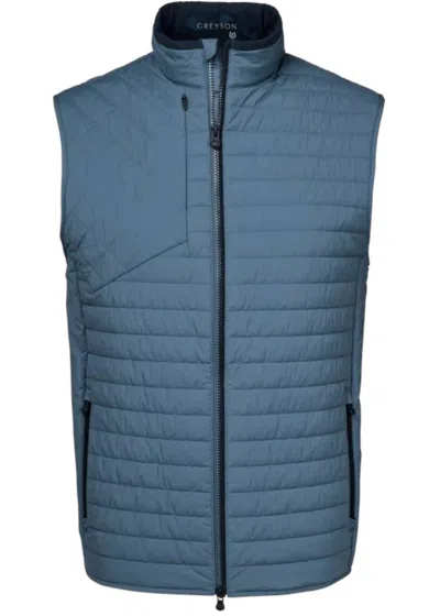 Greyson Clothiers Men's Yukon X-lite Vest In Vintage Indigo In Blue