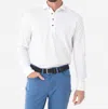 Greyson Clothiers Omaha Long Sleeve Polo Shirt In Arctic In Multi