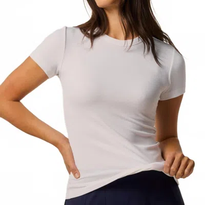 Greyson Clothiers Orion Short Sleeve Top In Arctic In Neutral