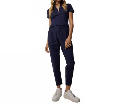 Greyson Clothiers Phoenix Straight Leg Trouser In Maltese Blue In Black