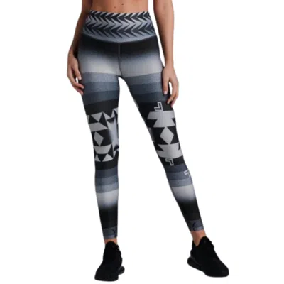 Greyson Clothiers Smokey Leggings In Anthracite Print In Multi