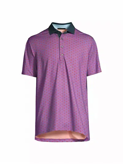 Greyson Clothiers Spring Garden Polo In Windflower In Pink