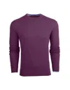 GREYSON CLOTHIERS TOMAHAWK CASHMERE CREWNECK SWEATER IN AUBERGINE