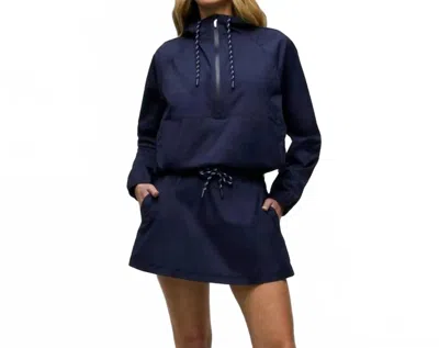 Greyson Clothiers Wind Half Zip Jacket In Maltese Blue