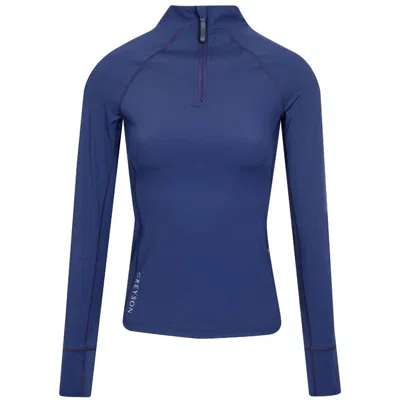 Greyson Clothiers Women's Soleil Mock Neck Top In Midnight Sky In Blue