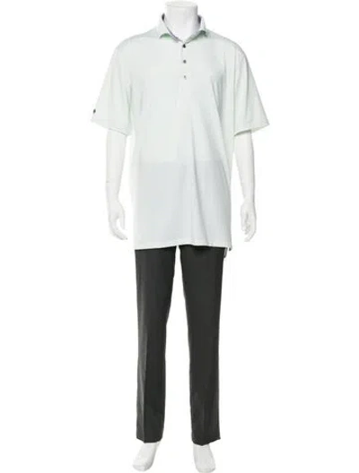 Pre-owned Greyson Collar Short Sleeve Polo Shirt In Green