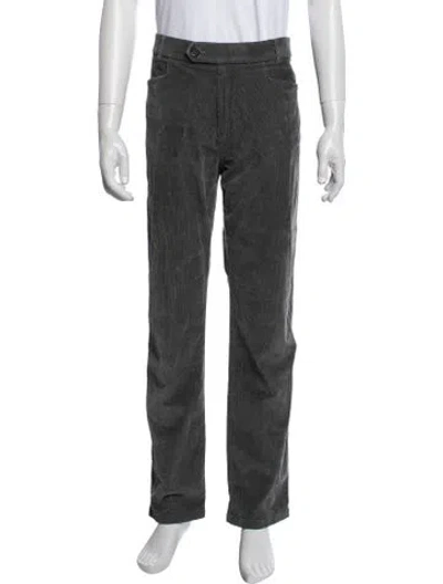 Pre-owned Greyson Corduroy Pants In Grey
