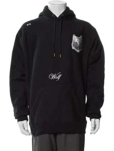 Pre-owned Greyson Crew Neck Long Sleeve Hoodie In Black