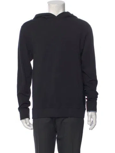 Pre-owned Greyson Crew Neck Long Sleeve Hoodie In Black