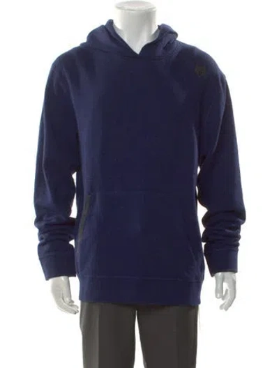 Pre-owned Greyson Crew Neck Long Sleeve Hoodie In Blue