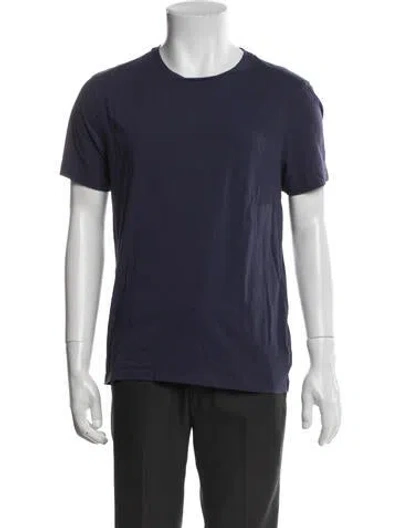 Pre-owned Greyson Crew Neck Short Sleeve T-shirt In Blue