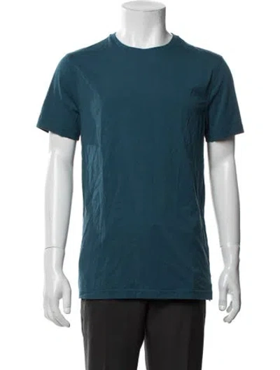 Pre-owned Greyson Crew Neck Short Sleeve T-shirt In Blue