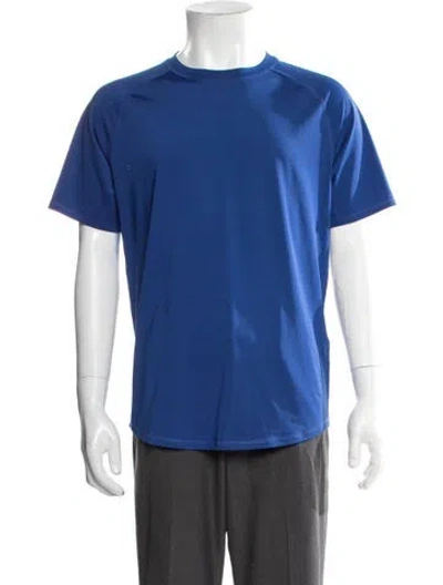 Pre-owned Greyson Crew Neck Short Sleeve T-shirt In Blue