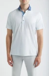 Greyson Iron Serpent Performance Polo In White
