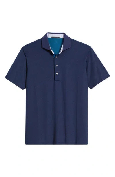 Greyson Drifter Regular Fit Polo In Blue