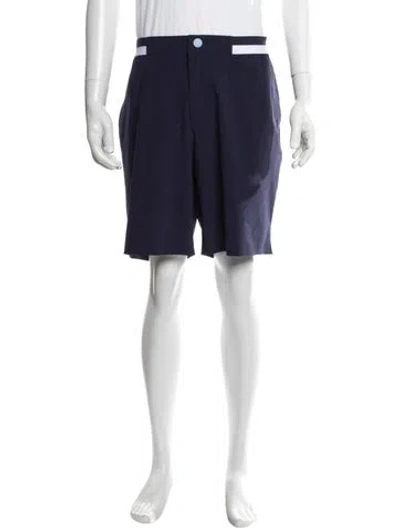 Pre-owned Greyson Flat Front Shorts W/ Tags In Blue