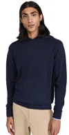Greyson Koko Cashmere Blend Hoodie Sweater Maltese Blue In Maltese Blue