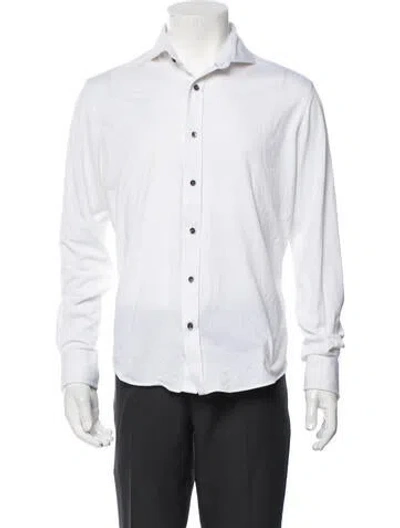 Pre-owned Greyson Long Sleeve Dress Shirt In White