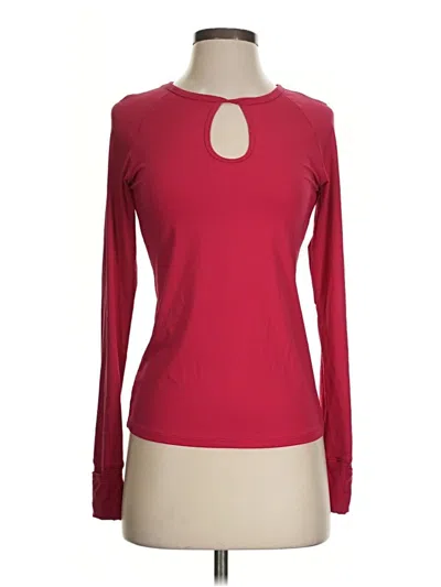 Pre-owned Greyson Long Sleeve T-shirt In Red