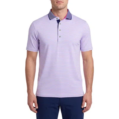 Greyson Macabee Performance Polo In Jellyfish/sunrise