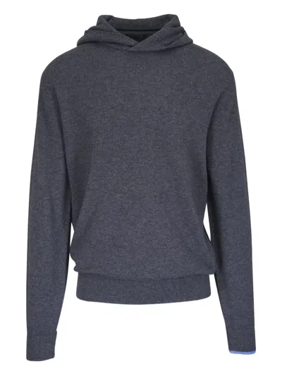 Greyson Mélange-effect Hoodie In Gray