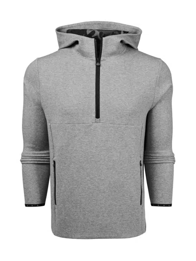 Greyson Men's Calgary Quarter-zip Hoodie In Gray
