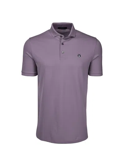 Greyson Men's Crowley Logo-embroidered Polo Shirt In Purple