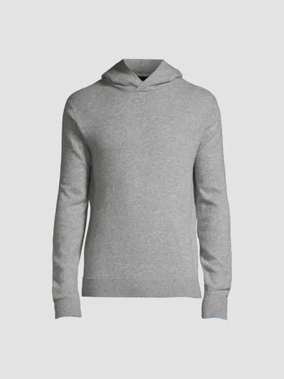 Greyson Men's Koko Wool & Cashmere Hoodie In Light Grey