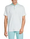 Greyson Men's Lion's Tooth Pattern Polo In Artic