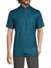 Greyson Men's Lion's Tooth Pattern Polo In Orca